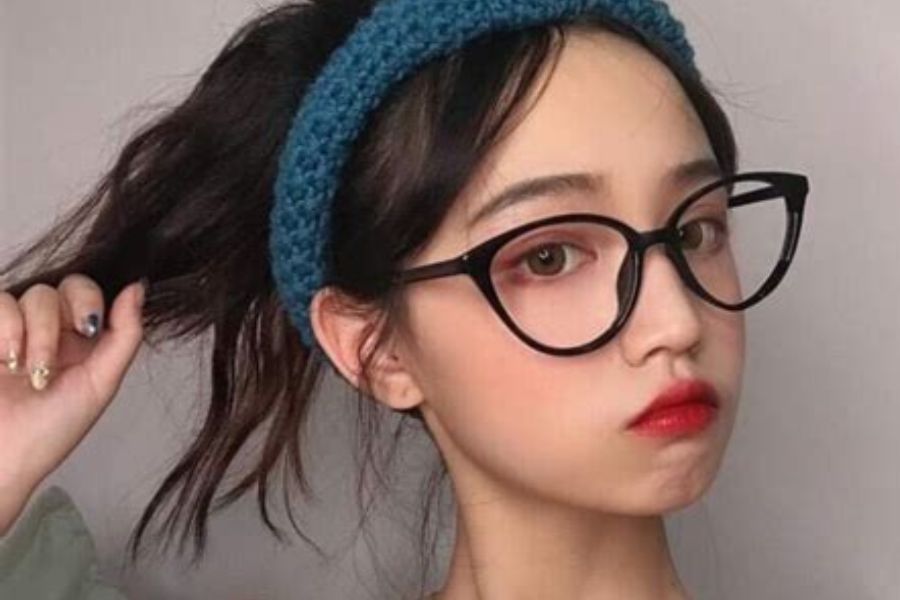 Kính thời trang nữ mắt mèo 