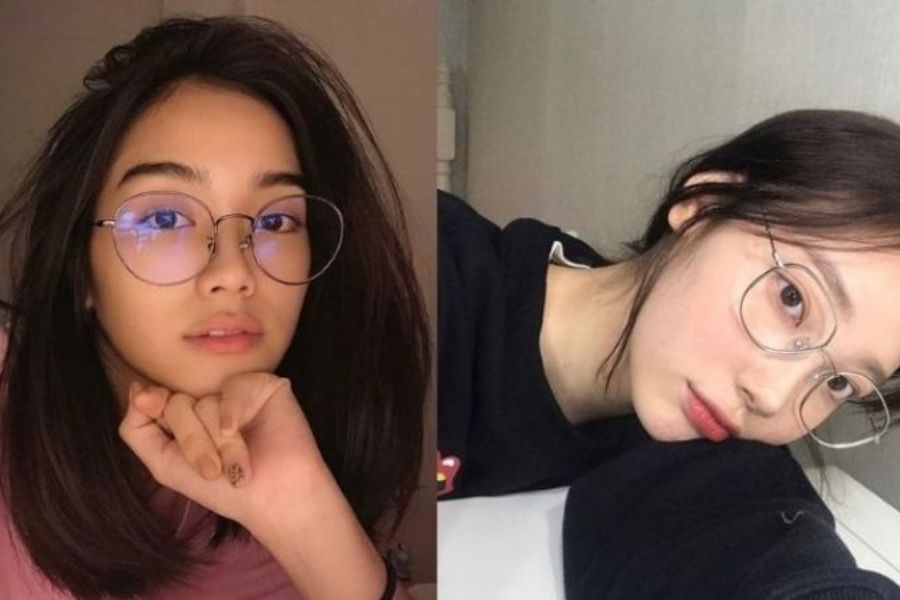 Gọng kính thời trang nữ phù hợp với mặt trái xoan
