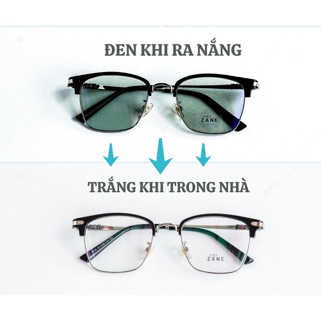 Kính cận đổi màu cho nữ