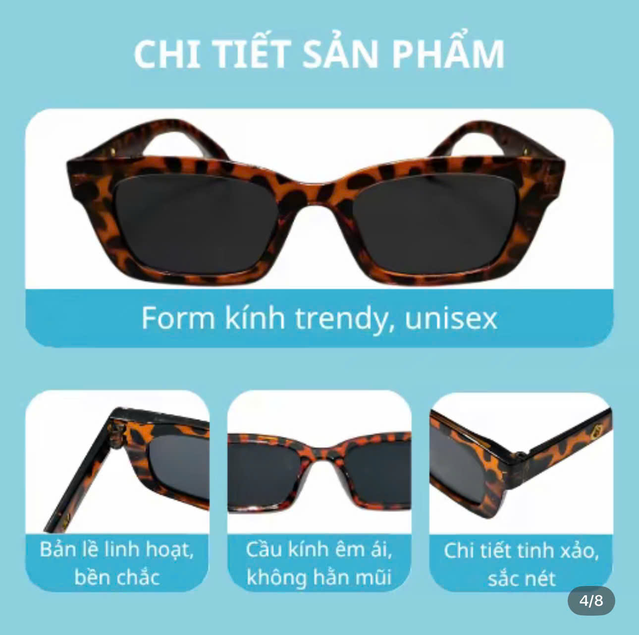 Kính gọng vuông - Hình ảnh 2